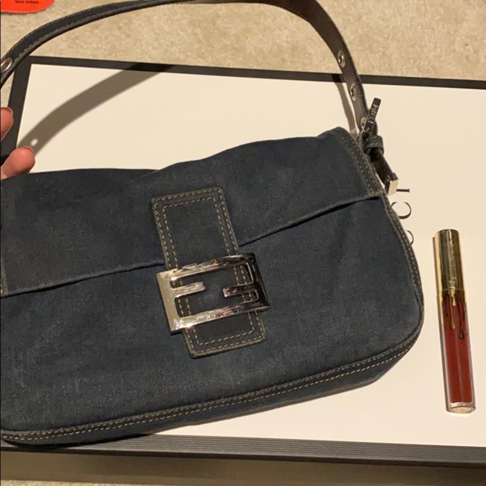 Fendi Denim Baguette